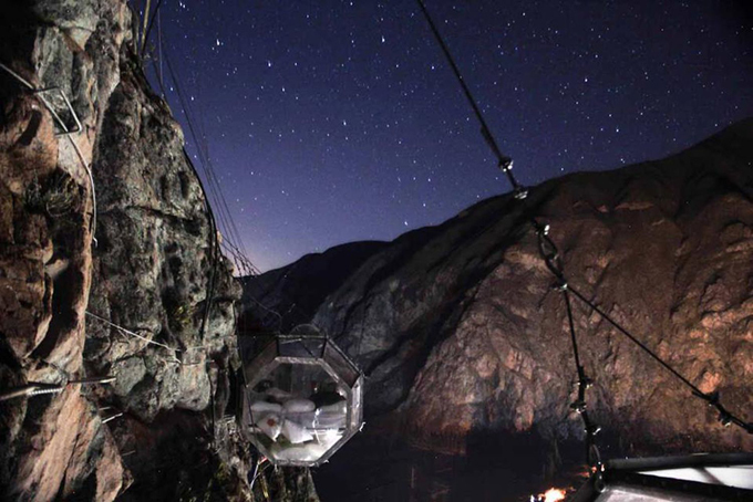 Living in a Skylodge