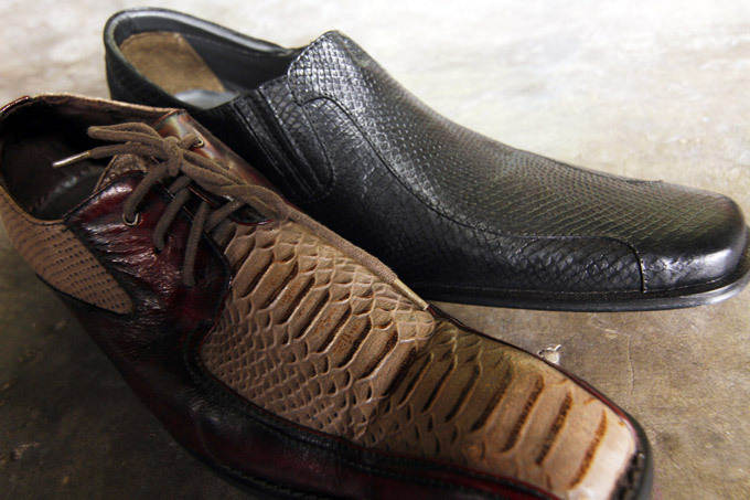 Snake slaughterhouse in Indonesia