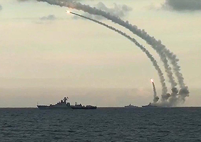 Russia launches Caliber missiles on terrorists
