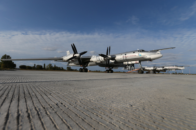 Strategic bomber Tu-95MC, the Bear