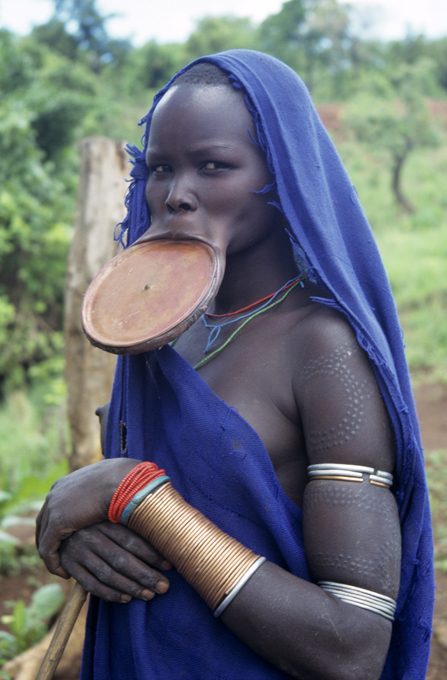 Disfigured beauty of tribal women