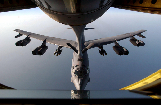 B-52. Loaded with bombs