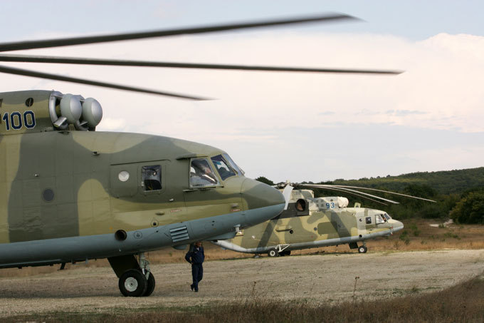 Mi-26 transport helicopter