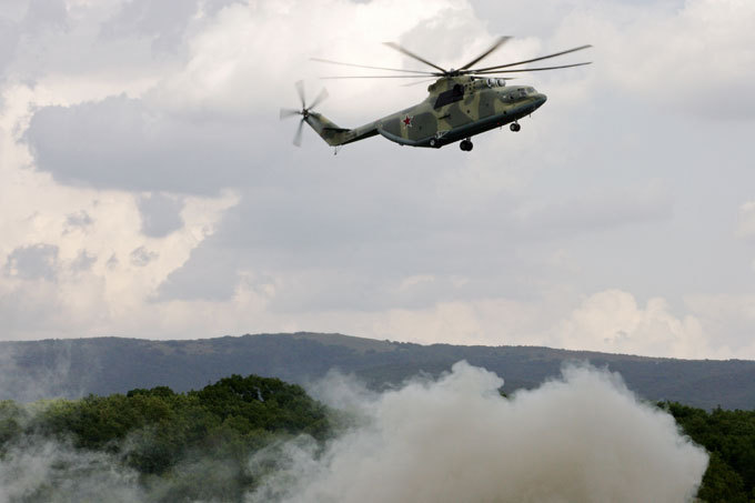 Mi-26 transport helicopter