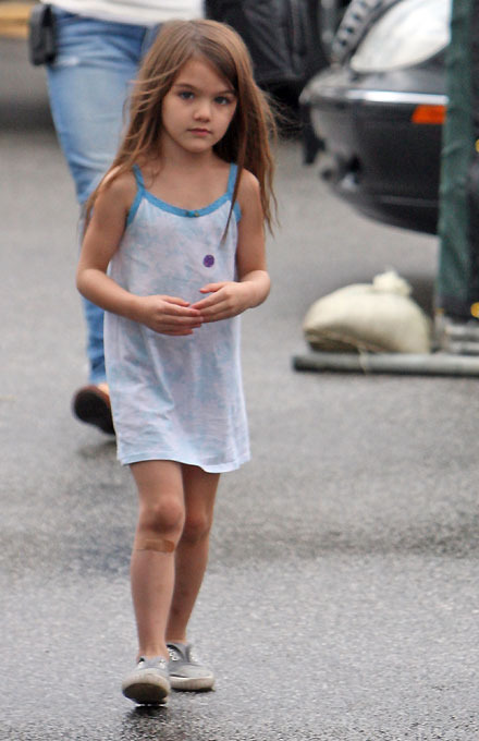 Suri Cruise made victim of fashion at 5
