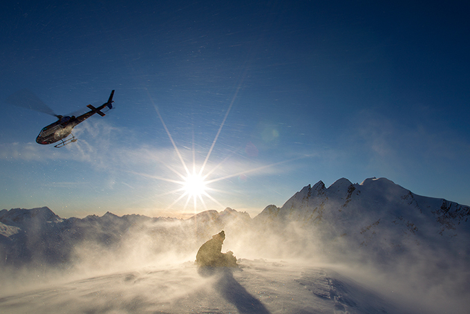 Heliskiing in Alaska