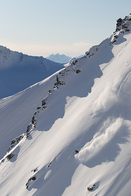 Heliskiing in Alaska