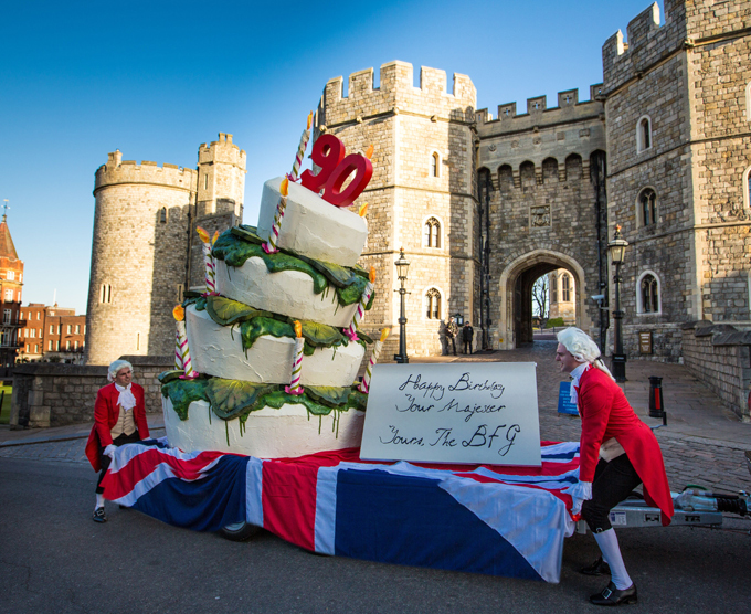 Queen Elizabeth II is 90