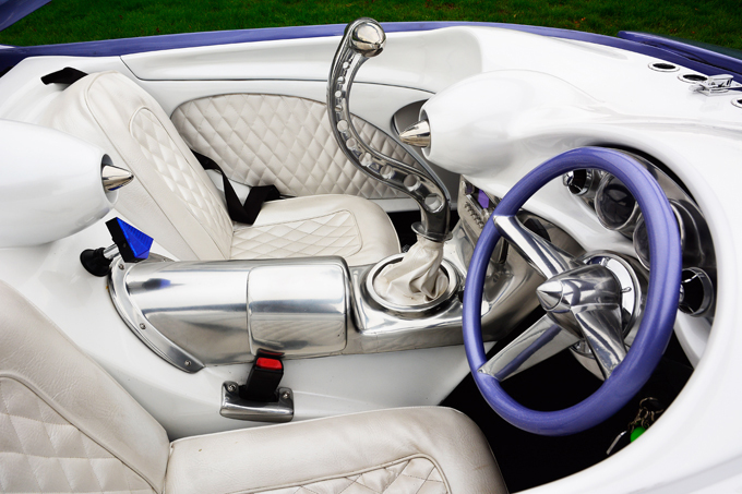 Man builds his dream car from household rubbish