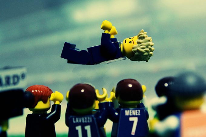 David Beckham immortalized in LEGO