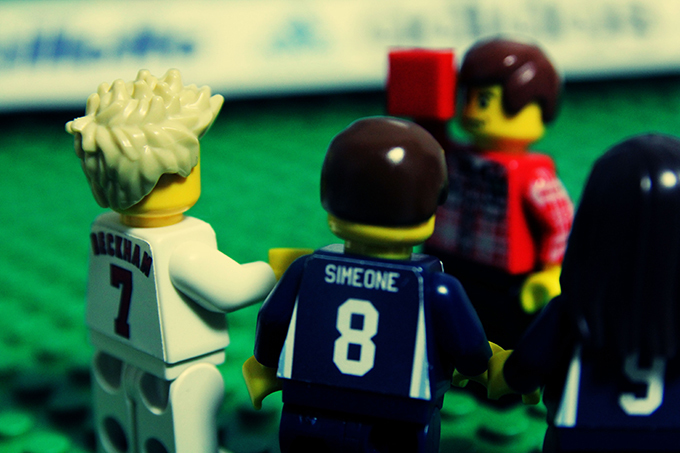 David Beckham immortalized in LEGO