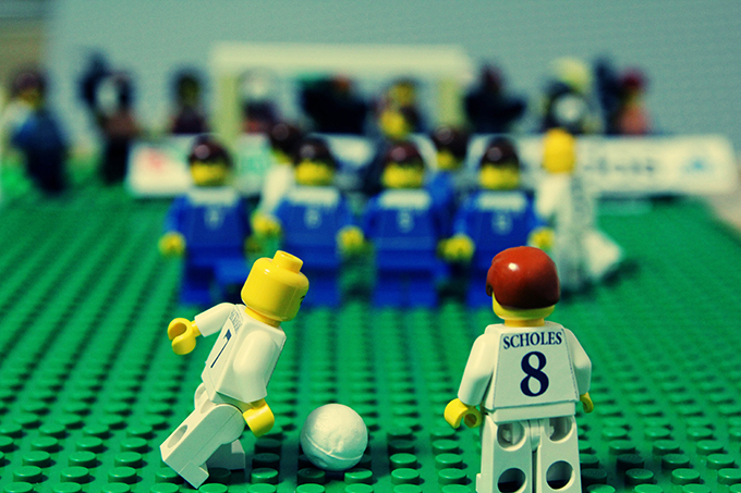 David Beckham immortalized in LEGO