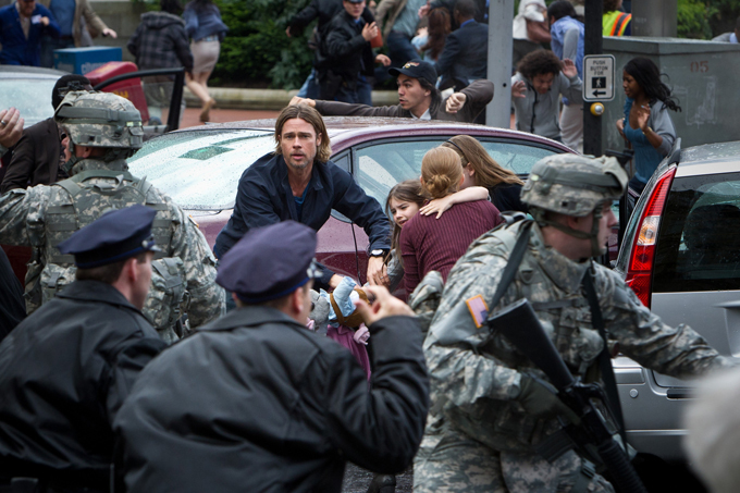 On the set of World War Z