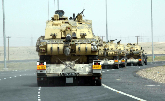 Main striking power of the British Royal Tank Regiments