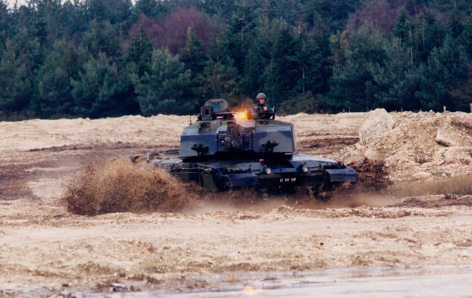 Main striking power of the British Royal Tank Regiments