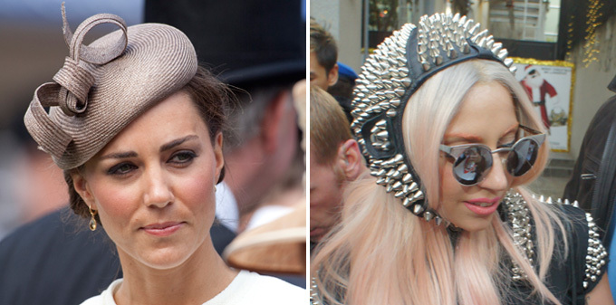Kate Middleton vs. Lady Gaga in hat battle