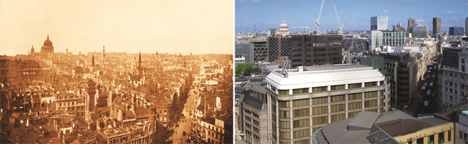 London in late 19th century and today