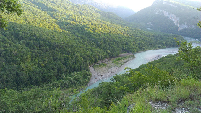 Pristine beauty of Kodory Gorge