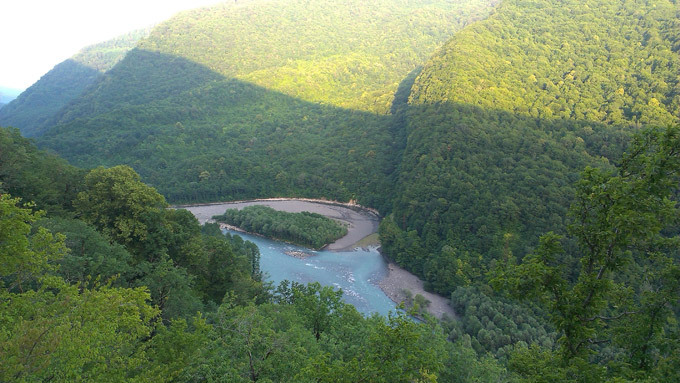 Pristine beauty of Kodory Gorge