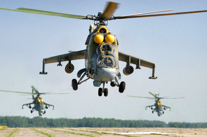 Russia's military might