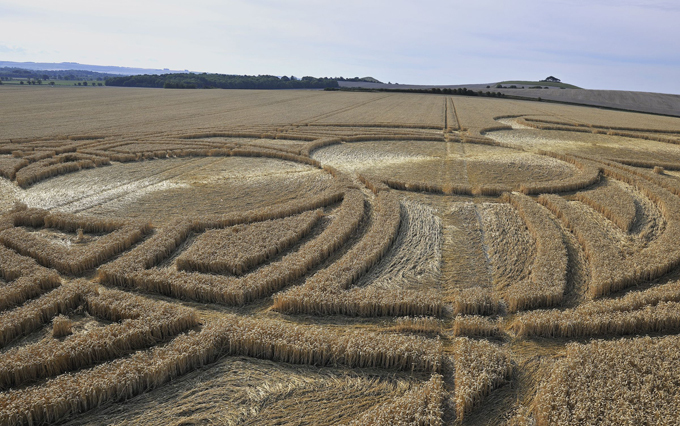 Crop circles created by English men, not aliens