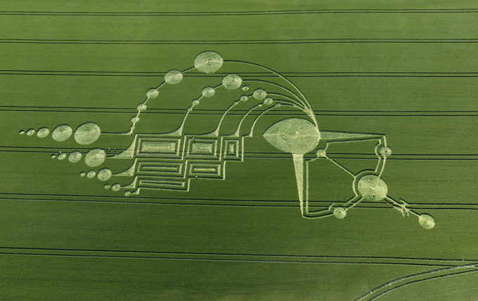 Crop circles created by English men, not aliens