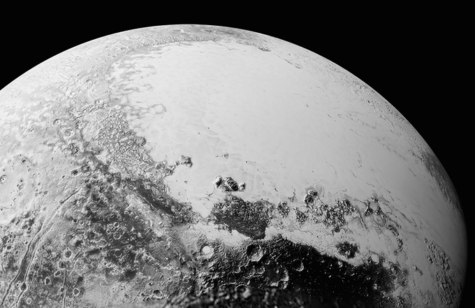 Sunset on Pluto
