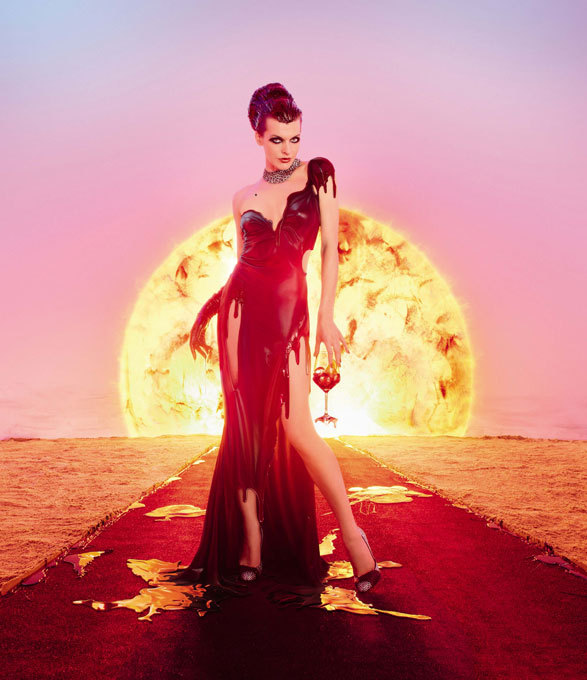Milla Jovovich in new calendar