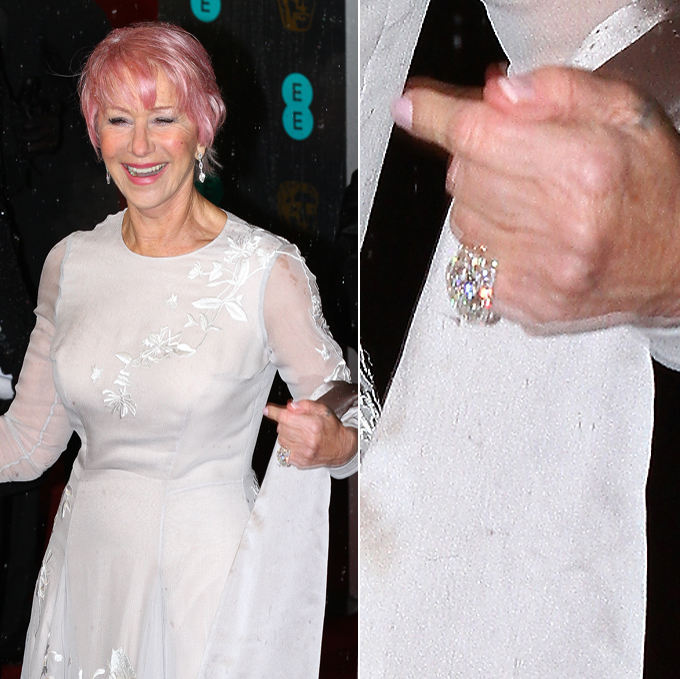 Celebrity jewelry at BAFTA-2013