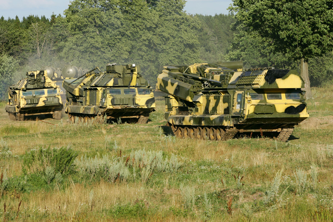 Russian anti-aircraft missile troops