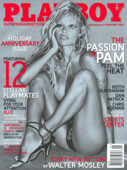 Pamela Anderson on Playboy covers