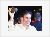 Man Throws His Shoe at Mikhail Saakashvili's Sick Head