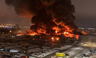Massive fire burns OBI hypermarket at Mega Khimki Shopping Mall to the ground