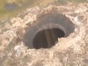 Giant sinkhole in Russia's north puzzles scientists