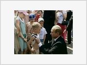Putin explains why he kissed little boy on his stomach