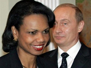 Russia exercises its political determination with Condoleezza Rice