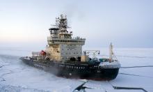 Putin takes part in ceremony to launch new nuclear icebreaker