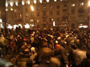 Crowd of angered Spartak fans block traffic in Moscow over fan's death