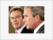 Bush and Blair try to move on