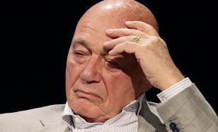 Russian journalist Vladimir Pozner faces protests in Georgia