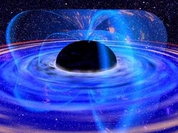 Giant black holes devour space irretrievably