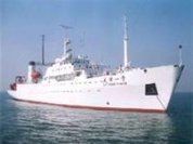 Chinese ship on long ocean expedition