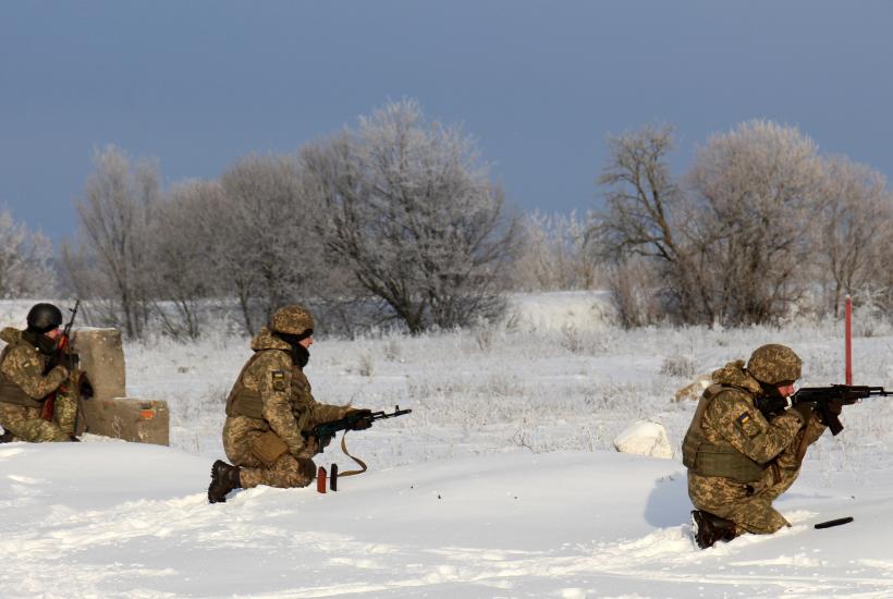 Ukrainian military men