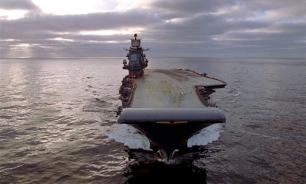 Russian aircraft carrier starts destroying terrorists in Syria