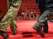 Russian army cold and sick in haute couture uniforms