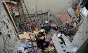 Two sections of apartment block collapse in household gas explosion in Nizhny Tagil