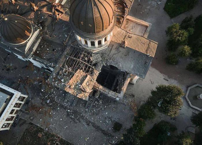 Odessa cathedral destruction: Destroyed deliberately by Kyiv