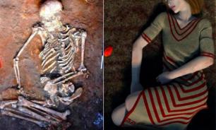 Woman's skeleton with mysterious black markings unearthed in Ukraine
