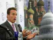 Arnold Schwarzenegger still thinks of Russia as Soviet state