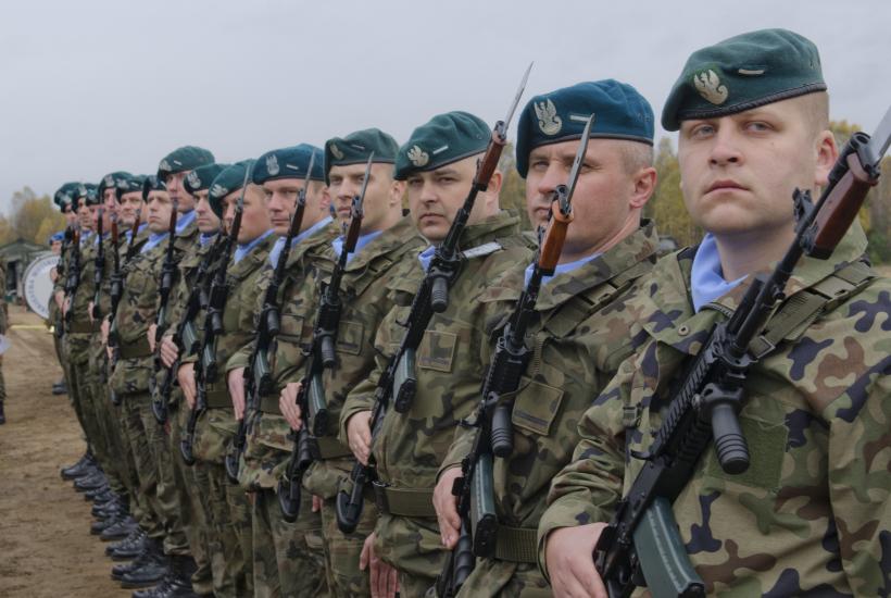 Polish military men